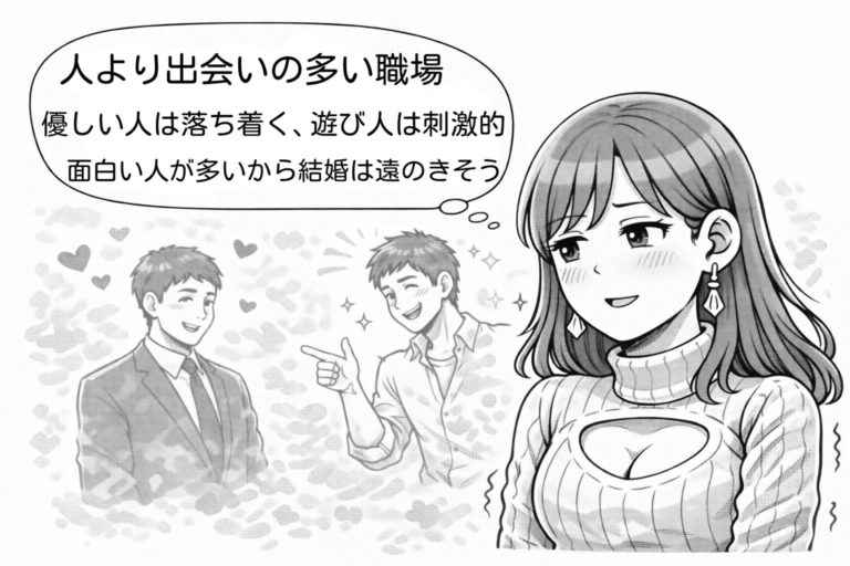 「人より出会いの多い職場、結婚は遠のきそう」麗華108話