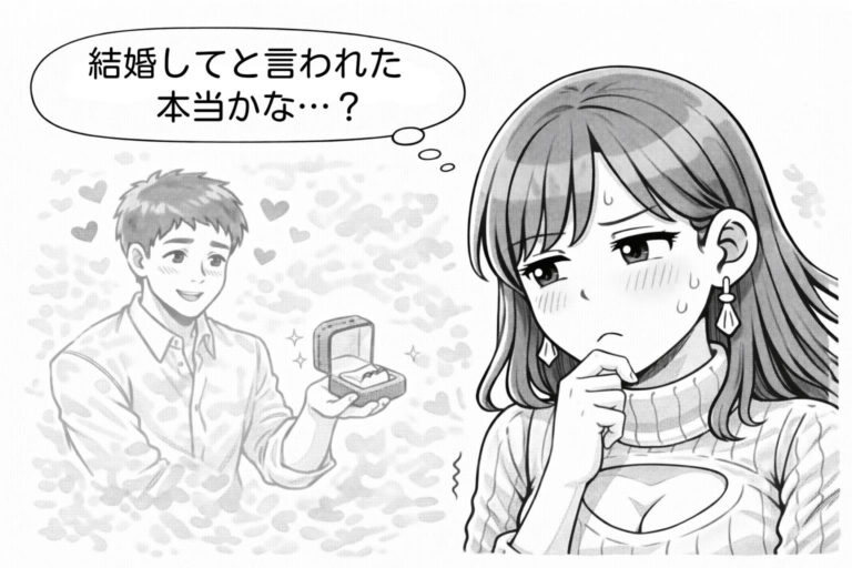 「結婚してと言われた。本当かな」麗華109話