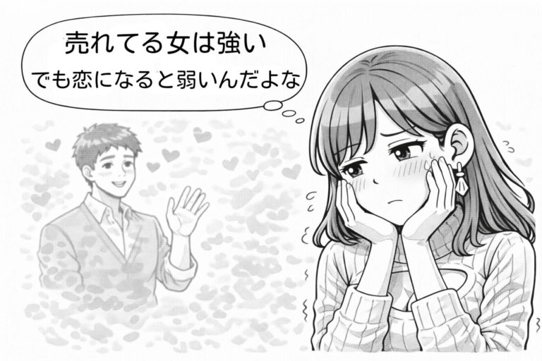 「売れてる女は強い、でも恋になると弱いんだよなぁ」麗華110話