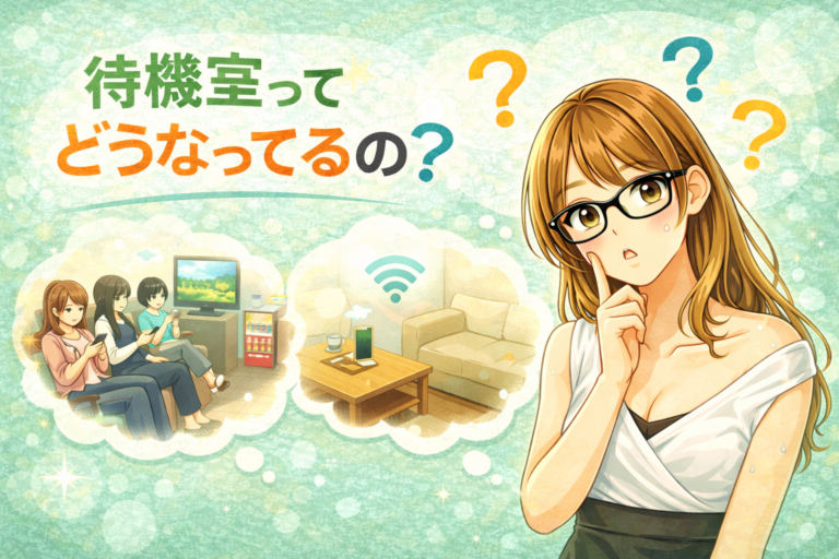 待機室ってどうなってるの？過ごしかたは？