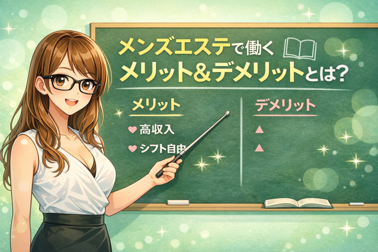 メンズエステで働くメリット＆デメリットとは？