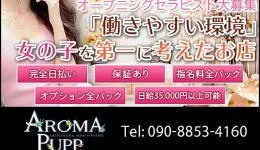 アロマプップの求人速報　神田・秋葉原のメンズエステ求人