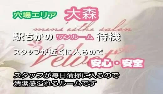 velvetの求人画像 五反田・蒲田・大森・目黒のメンズエステ求人