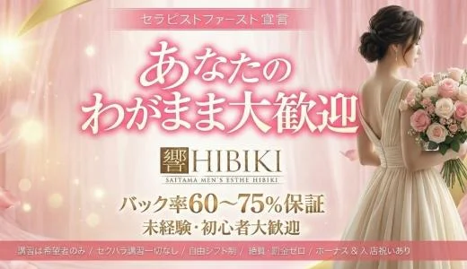 響-HIBIKI- 大宮・川口・浦和のメンズエステ求人
