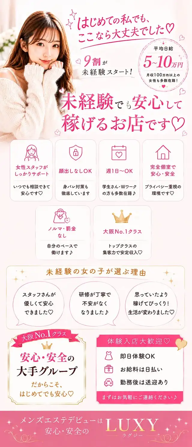 PR画像 難波・日本橋・桜川のメンズエステ求人